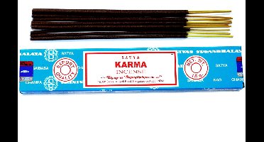 Satya Karma Wierookstokjes - 1 Doosje 15 Gram - Wierook Stokjes - Premium Wierook