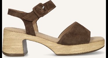 Gabor 721.1.0 Sandalen - Dames - Bruin - Maat 36
