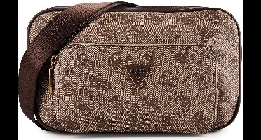 GUESS schoudertas Milano Bumbag Beige / Brown bruine