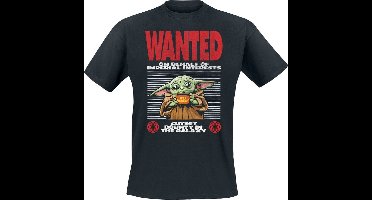 Star Wars The Mandalorian - Wanted - Grogu Heren T-shirt - zwart - M