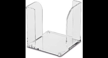 MAUL Memobox 9 x 9 cm acryl 10.2 x 10.2 x 10.7 cm transparant