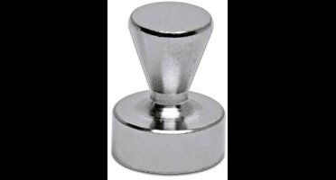 MAUL Magneet Neodymium - kegel - zilver - metaal - 5 stuks - Ø 1.2 x 1.6 cm
