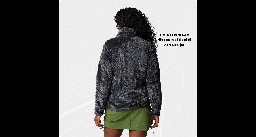 Columbia Fire Side II Vest Dames met Rits - Sherpa Fleece Vest Dames - Outdoorvest - Shark - Maat XL
