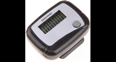 Stappenteller - Mini - Afstandsmeter - Calorie Verbrandings Meter - LCD - Zwart