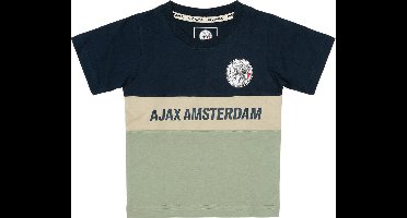 Ajax-t-shirt groen blauw peuter