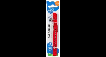 Duvo+ Kattenhalsband Diamanten Nylon 20-30cm / 10mm
