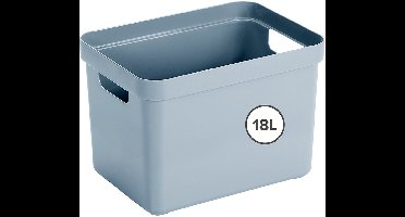 Sunware Sigma Home opbergbox 18L - 35x24.6x24.3 cm - Blauw