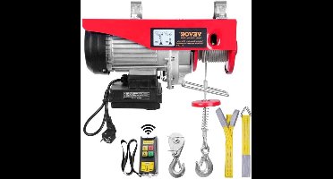 Elektrische Takel - Katrol - Elektrische Kabeltakel - Kabeltakel - 1320LBS - 1150W - 220V - Elektrische Staaldraadlier - voor Garage Magazijnfabriek