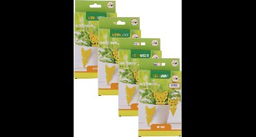 Pro Garden Rouwvliegen plakstrips - 32x stuks - geel - kleefstrips - rouwvliegjes bestrijden