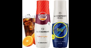 SodaStream Serie - Zestaw - Shwip Shwap Cola oranje en Energy Drink - Voor Actieve Mensen