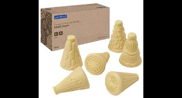 Guidecraft educatief speelgoed Organic Pattern Rollers Mushroom set.