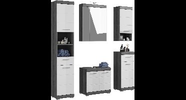 xonox.home badkamermeubel Scout rookzilver imitatie 164x191x34 cm