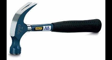 Stanley Blue Strike Serie - Roestvrijstalen Klauwhamer - 567g - Ergonomische Handgreep