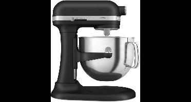 KitchenAid keukenmachine - Artisan - In hoogte verstelbare kom - 375 W - 11 snelheden - 3 RVS accessoires - 6,6L - Zwart
