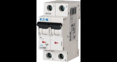 Eaton Installatieautomaat PLSM-B40/2-MW , B 40A , 2 Polig , 10 kA