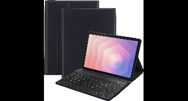 Just in Case tablet Hoes met Toetsenbord geschikt voor Samsung Galaxy Tab S11 - QWERTZ Bluetooth Keyboard Case - Zwart