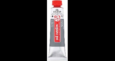 Olieverf koudgrijs 40ml tube voor kinderen schilderen creatief.