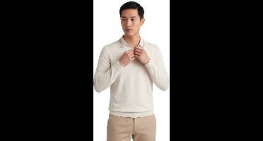 Hugo Boss polo lange mouw beige