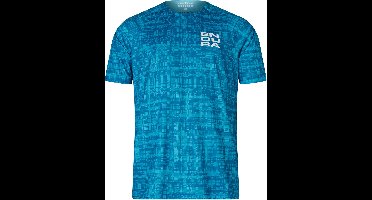 Endura Grid Ltd Print Korte Mouw Enduro Trui Blauw XL Man