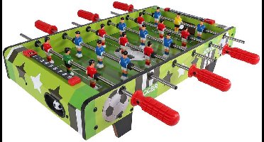 Play ToDay Voetbaltafel 9 Tegen 9 met 2 Ballen