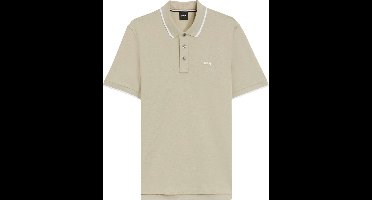 BOSS Parlay regular fit polo - pique - beige