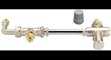 Danfoss Stijgbuisklep f, 1-pijpssystemen Set RA-KEW, HK:R 1/2, Anl,:G 3/4 buitendraad, 013G3343