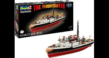 Revell Modelbouwpakket Militaire voertuigen - 05197 The Firefighter - Harbor Fire Boat - Brandweerboot Plastic - 1:87 - Modelbouw