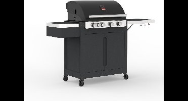 Barbecook Stella 4311 - Gas BBQ barbecue - 4 branders - Met infrarood zijbrander - Met zijtafel - Incl. plancha plaat
