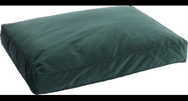 Flamingo - Kussen Elena Rechthoekig Groen met rand 80x60x10cm