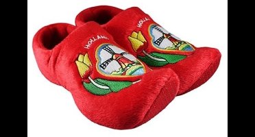 Klompsloffen rood - 16-19