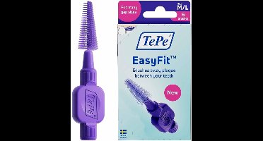 TePe Easy Fit Ragers Maat M/L - 6 stuks