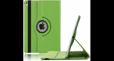 Ntech nieuwe iPad 9.7 (2018-2017) Hoes Case Cover 360° draaibaar Multi stand   Groen