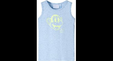 vidaXL - Kindertopje - 128 - gemêleerd - zachtblauw