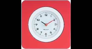 Karlsson Wandklok New Vintage - Helderrood - 4.4x22x22cm - Wandklok Scandinavisch