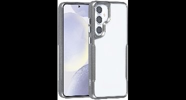 TUNIQ telefoonhoesje voor Samsung Galaxy S24 Plus - Siliconen backcover - Grijs