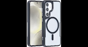 TUNIQ telefoonhoesje voor Samsung Galaxy S24 - MagSafe siliconen backcover - Zwart