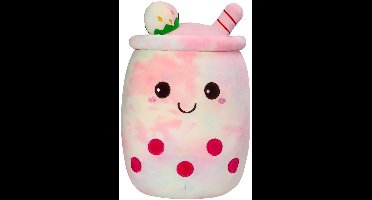 Boraboi® Schattige en Comfortabele Knuffel van Bubble Thee voor Alle Leeftijden, 50 cm, Kleurrijk Pluche Kussen