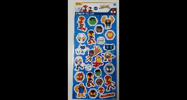 2x stickervel Spidey and Amazing Friends - Marvel - Disney Junior - 3+ - stickers