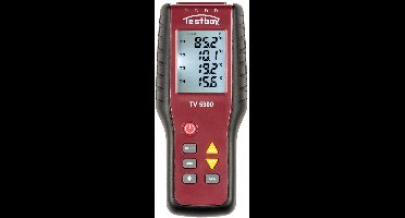 Testboy TV 5300 4-kanaals thermometer -200 - +1372 °C