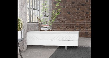 Dreamhouse Flanel Hoeslaken Premium - 180 x 200/210 - Wit