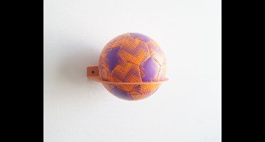 STERKSTAEL Ball Dusty Rose ø 20cm - industriële balhouder muur - wandbevestiging - kleur oud roze - poedercoating - staal