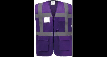 Yoko Signalisatie multifunctioneel executive vest YHVW801 - purple - 3XL