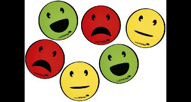 Legamaster magnetisch symbool emoticon assorti 50mm 6st