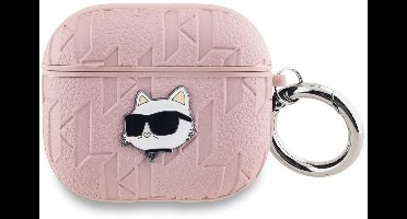 Karl Lagerfeld, Zaak voor AirPods 3 Choupette reliëf, Roze