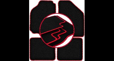 CARLUX-RED automatten voor: Fiat Bravo hatchback (1995-2001)