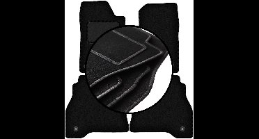 Complete set veloursmatten voor: Jeep Gladiator 0 (2019-)