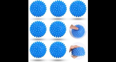 Wasballen voor drogers en wasmachines - Herbruikbare 6-pack voor donzige was