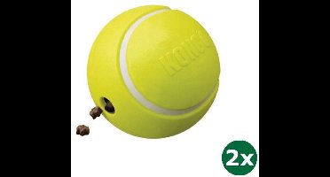 Kong rewards tennisbal 2x 8,5x8,5x8,5 cm