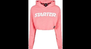 Starter Black Label - Logo pinkgrapefruit Crop Hoodie - M - Roze