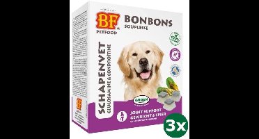 3x40 st Biofood schapenvet maxi bonbons souplesse